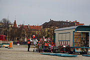 Circus Krone Zelt-Aufbau am 16.03.2105auf der Theresienwiese (©Foto: Martin Schmitz)